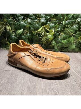 Olukai Huaka'i Li Shoes Sneakers Men's 11.5 Brown Leather Casual Lace Up